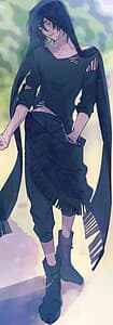 Man in black
