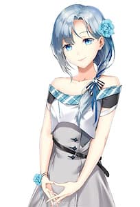 White Hair Woman