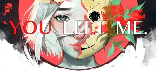 YOU LEFT ME. cover