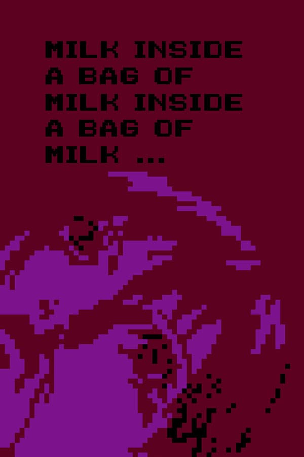 Milk inside a bag of milk inside a bag of milk cover