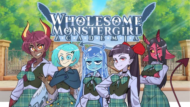 Wholesome Monster Girl Academia cover