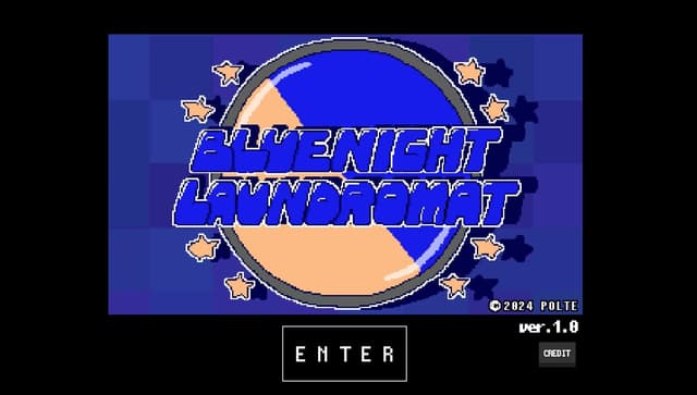 BLUE NIGHT LAUNDROMAT cover
