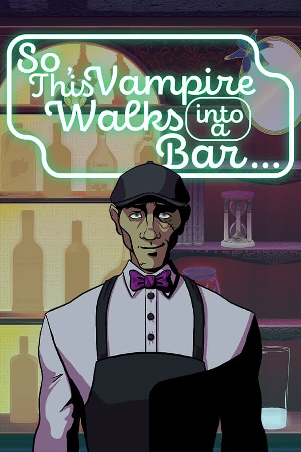So, this Vampire Walks into a Bar cover