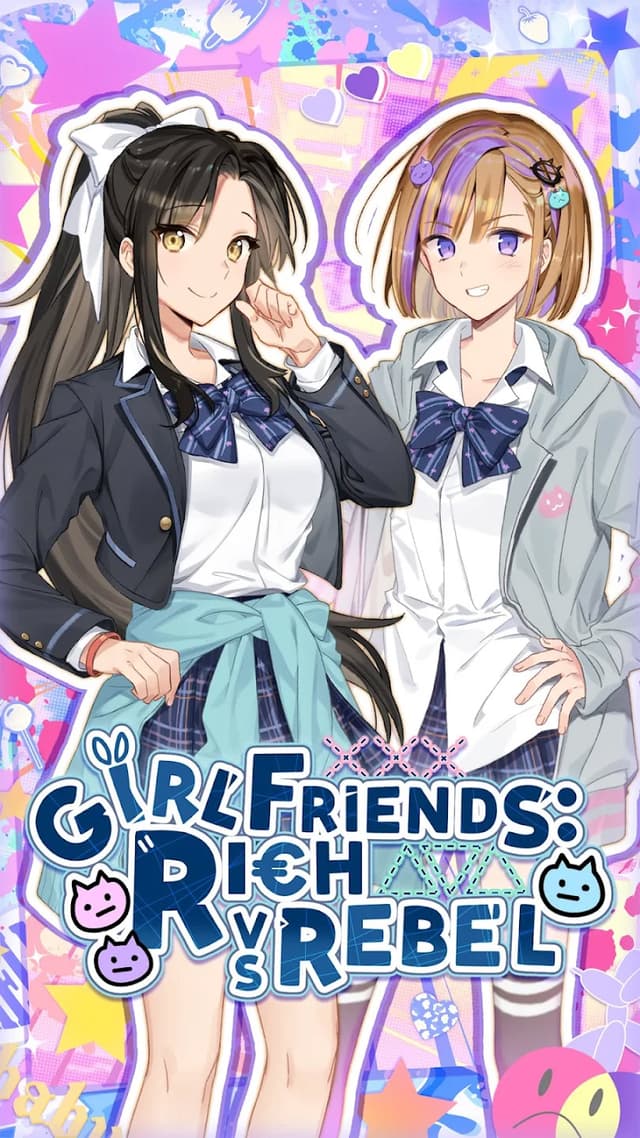 Girlfriends: Rich vs Rebel cover