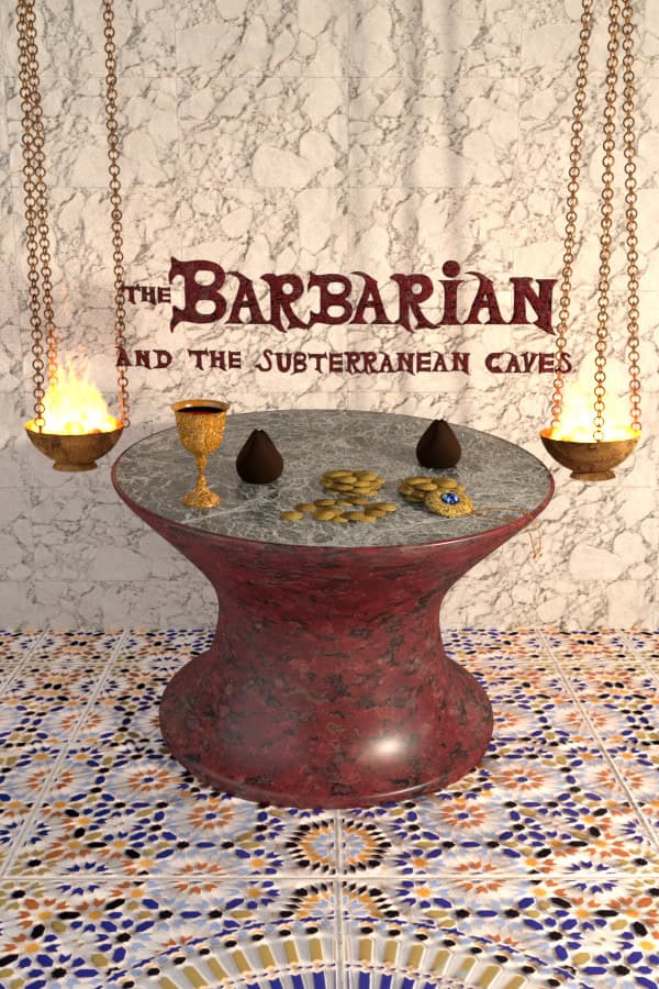 The Barbarian and the Subterranean Caves cover