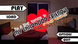 I'm a love interest in my childhood friend's Halloween story cover