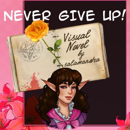 Never give up! cover