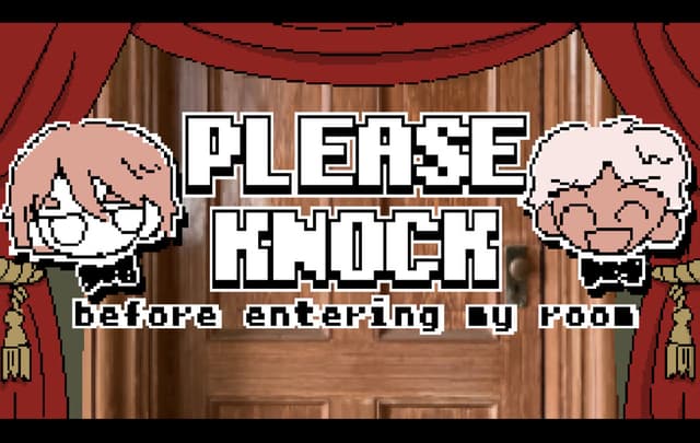 PLEASE KNOCK -before entering my room- cover