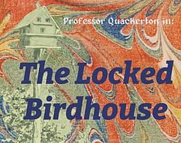 Professor Quackerton in: The Locked Birdhouse cover