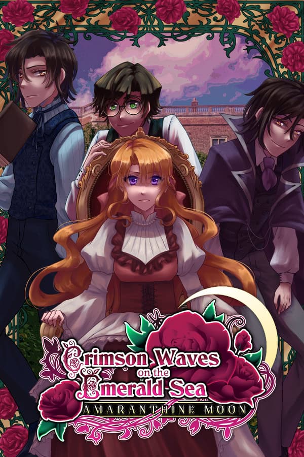 Crimson Waves on the Emerald Sea: Amaranthine Moon cover