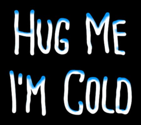 Hug me I'm cold cover