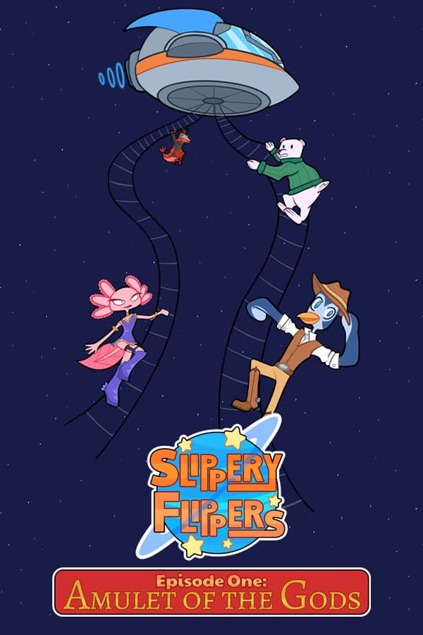 Slippery Flippers: Episode One - Amulet of the Gods cover