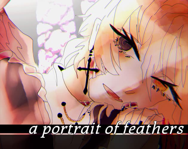 a portrait of feathers cover