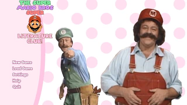 The Super Mario Bros. Super Literature Club! cover