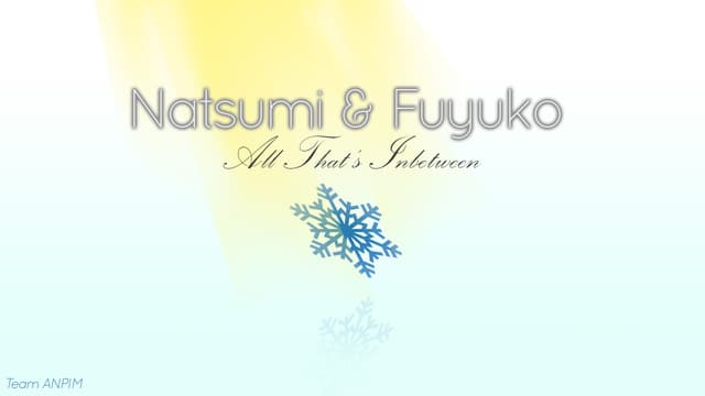 Natsumi & Fuyuko: All That's Inbetween cover