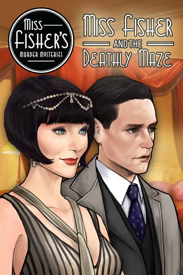 Miss Fisher and the Deathly Maze cover
