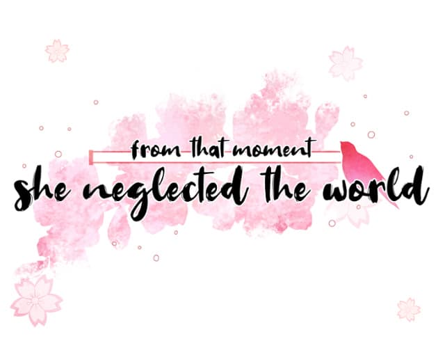 from that moment she neglected the world cover