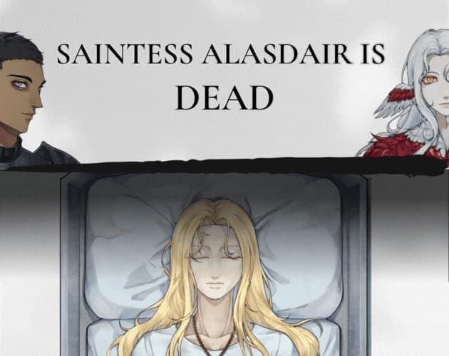 Saintess Alasdair is dead cover