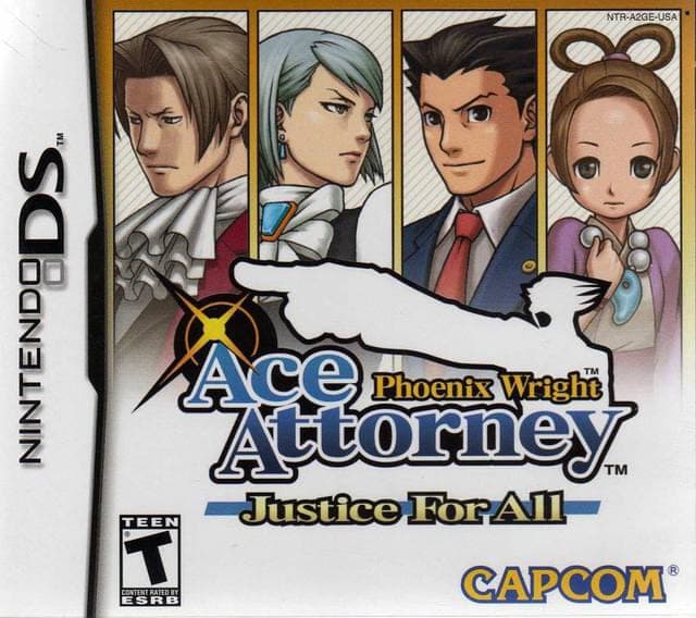 Phoenix Wright: Ace Attorney - Justice for All cover