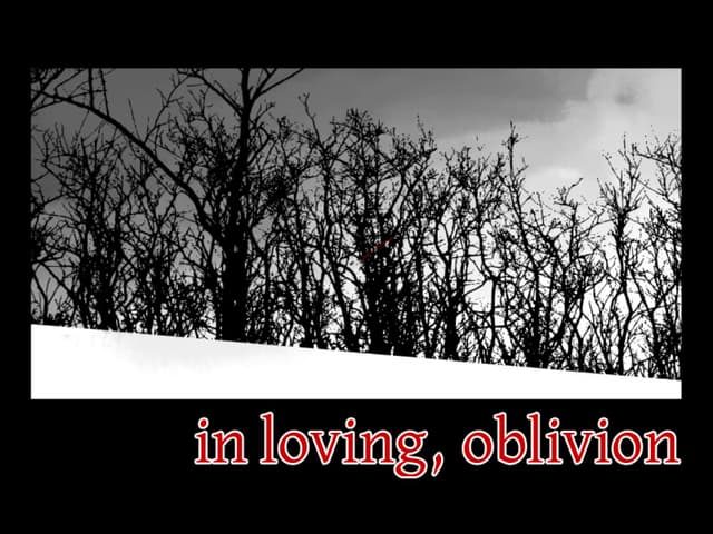 in loving, oblivion cover