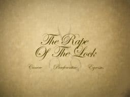 The Rape of the Lock cover