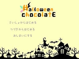 Halloween Chocolate cover