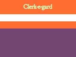 Clerkegard cover