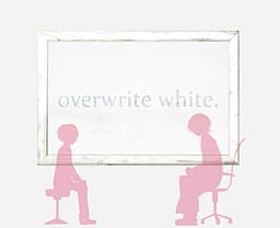 Overwrite White. cover