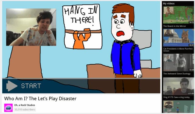 Who Am I? The Let's Play Disaster cover