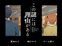 Kono Nazo ni wa Wake ga Aru cover