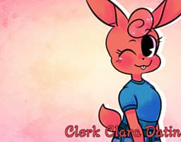 Clerk Clara Dating Simulator cover