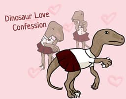 Dinosaur Love Confession cover