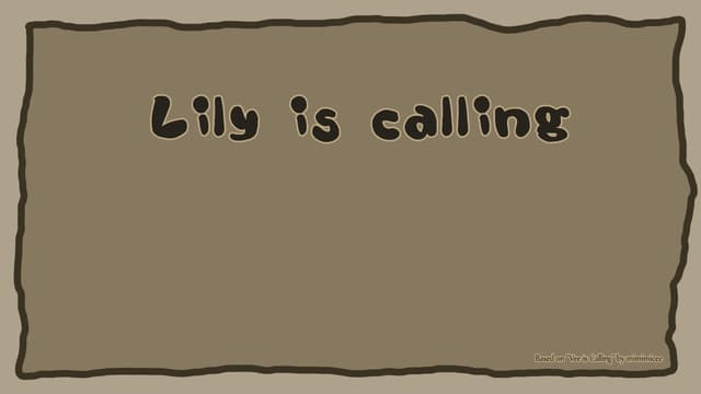 Lily Is Calling cover