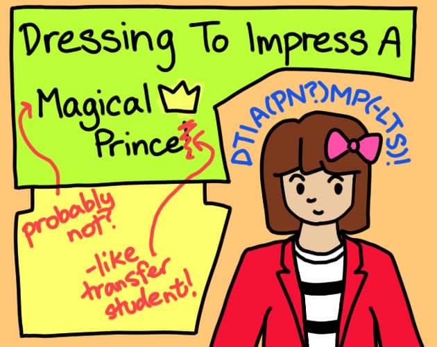 Dressing To Impress A (Probably Not?) Magical Prince(-Like Transfer Student)! cover