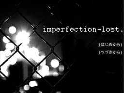 imperfection-lost. cover