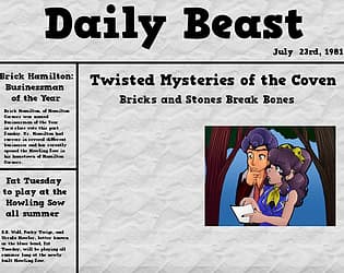 Twisted Mysteries: Bricks and Stone Break Bones cover