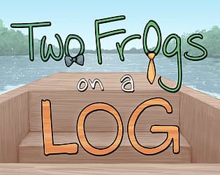 Two Frogs on a Log cover