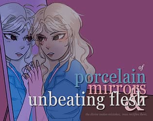 of porcelain, mirrors, and unbeating flesh cover