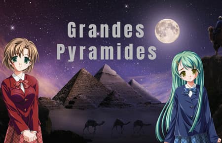Grandes Pyramides - Visual Novel éducatif sur les pyramides d'Egypte cover