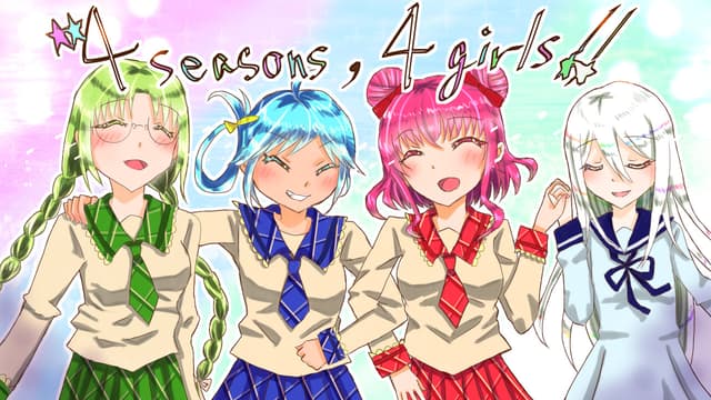 4 seasons , 4 girls !! cover