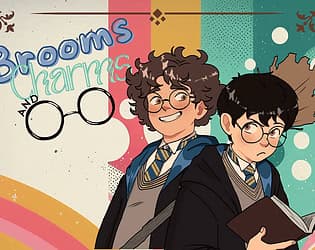 Brooms, Charms, and Glasses cover
