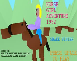 Horse Girl Adventure 1992 cover