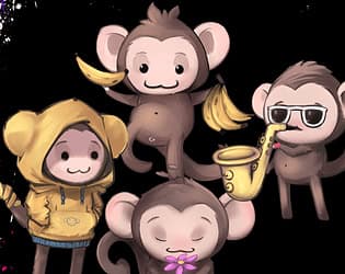 A Totally Normal Game About Cute Monkeys cover