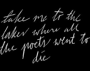 take me to the lakes where all the poets went to die cover