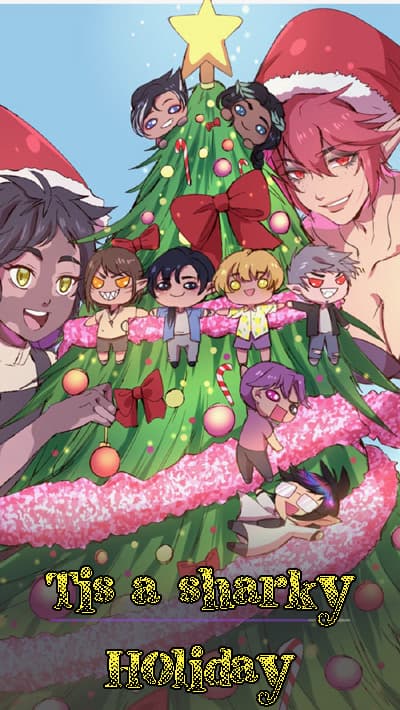 Tis a sharky Holiday cover