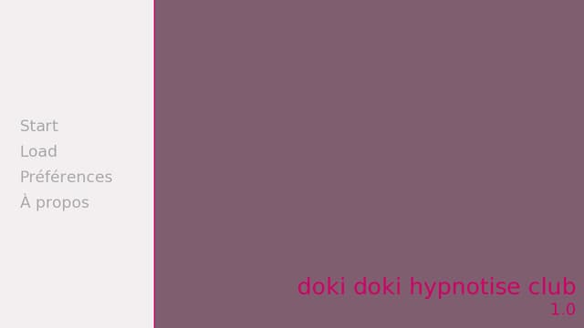 DOKI DOKI HYPNOTISE CLUB cover