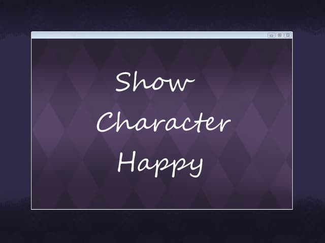 Show Character Happy cover
