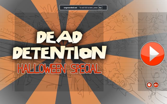 DEAD DETENTION Halloween Special cover