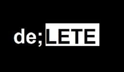 DE;lete cover