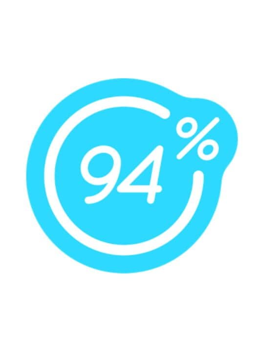 94% cover